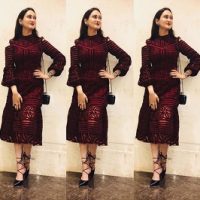 When Guunjan Manaktala Rocked A Red Atelier Shivam Dress