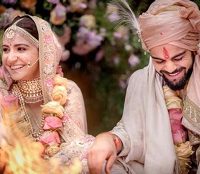 Cricketer Virat Kohli and  Bollywood Heroine Anushka Sharma Tie Knots  