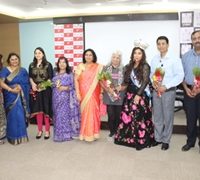 Beauty Icon Naavnidhi K Wadhwa, As Chief Guest In Medical Conference About Breast Feeding