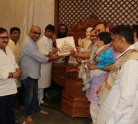 Nat Samrat Gujrati Film Gets Bumper Opening And  Blessings of Jain Samaj’s Guru K C Acharya