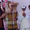 Hrithik Roshan Visits To Seek Blessings At Mrs. Ira Biswajeet Durgotsav In Juhu