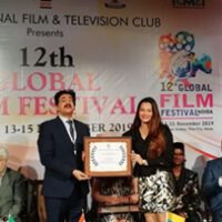 Actress Samikssha Batnagar Bags Best Actress Award At 12th Global Film Festival Noida