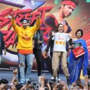 The unveiling of the festival Alegría – The Festival of Joy by the famous celebrities of Bollywood Varun Dhawan and Shraddha Kapoor at Pillai Campus