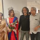 Dr  Naavnidhi K Wadhwa Inaugurates Tabassum Art Exhibition Nostalgia